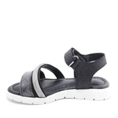 Artico Noumea Siyah Gri Kız Çocuk Sandalet thumbnail 3