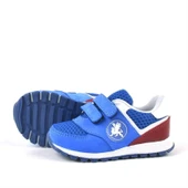 Rakerplus Hakiki Deri Mavi Cırtlı Erkek Bebek Spor Ayakkabı thumbnail 4