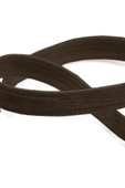 Kahverengi 12 mm 5 mt Dayanıklı Sert Yassı Elastik Şerit Lastik thumbnail 2