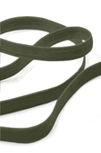 Haki Yeşil 12 mm 5 mt Dayanıklı Sert Yassı Elastik Şerit Lastik thumbnail 1