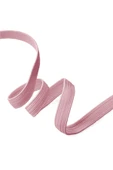 Pembe 12 mm 5 mt Dayanıklı Sert Yassı Elastik Şerit Lastik - 1