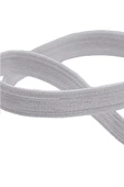 Gri 20 mm 5 mt Dayanıklı Sert Yassı Elastik Şerit Lastik thumbnail 2