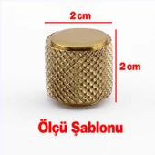 Tek Vidalı Çizgili Lüks Gold Düğme Metal Kulp Çekmece Mobilya Mutfak Dolabı Dolap Kulbu Kulpları thumbnail 2