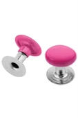 5 MM 00 No Fuşya Pembe Renkli 30 Adet Perçin Rivet thumbnail 1