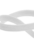 Beyaz 12 mm 5 mt Dayanıklı Sert Yassı Elastik Şerit Lastik thumbnail 2