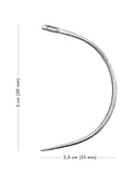 Eğri 2 Adet 1,5 MM Çuvaldız Saraç El Dikiş İğnesi - 2