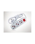 Almera 3lü 3mt Anahtarlı Topraklı Priz (9230203) thumbnail 1