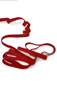 Kırmızı 6 mm 5 mt Dayanıklı Sert Yassı Elastik Şerit Lastik thumbnail 1