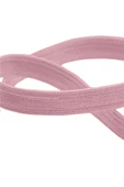 Pembe 12 mm 5 mt Dayanıklı Sert Yassı Elastik Şerit Lastik - 2