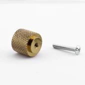 Tek Vidalı Çizgili Lüks Gold Düğme Metal Kulp Çekmece Mobilya Mutfak Dolabı Dolap Kulbu Kulpları thumbnail 4