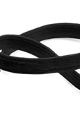Siyah 12 mm 5 mt Dayanıklı Sert Yassı Elastik Şerit Lastik - 2