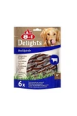 8in1  Delights Smart Spirals Biftekli Burgu Köpek Ödülü 6 Adet - 1