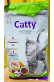 Catty kısır somonlu kedi maması 1kg açık vakum poşetli thumbnail 1