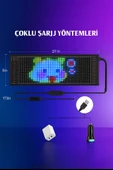 QASUL Pixel Led Panel Dijital Ekran Yazı Ve Animasyon Eklenebilen Telefon Kontrollü Yapışkanlı 170CM - 6