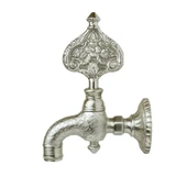 FKN Desenli Perlatörlü Mat Krom İnox Saten Osmanlı Musluk - 2