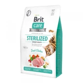 Brit Care Hipoalerjenik Üriner Sistem Sağlığı için Tavuklu Tahılsız Kısırlaştırılmış Kedi Maması 2 Kg - 1