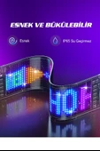 QASUL Pixel Led Panel Dijital Ekran Yazı Ve Animasyon Eklenebilen Telefon Kontrollü Yapışkanlı 170CM - 5