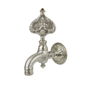 FKN Desenli Perlatörlü Mat Krom İnox Saten Osmanlı Musluk - 1