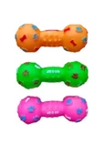 LoraPati  KÖPEK KEDİ SESLİ DUMBEL PLASTİK PATİ DESENLİ OYUNCAK - 1