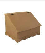 Ahşap Mdf Boyanabilir Ekmek Dolabı - Çok Amaçlı Dolap - 2