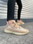 JET-305 Pulse Bağcıklı Triko Kumaş Erkek Günlük Spor Ayakkabı TBT - Bej thumbnail 1