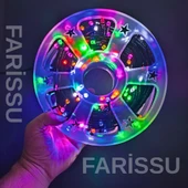 50 Metre RGB Renkli LED Işık Zinciri – Dış Mekan Uyumlu, 8 Modlu Fişli Dekoratif Aydınlatma - 3