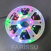 50 Metre RGB Renkli LED Işık Zinciri – Dış Mekan Uyumlu, 8 Modlu Fişli Dekoratif Aydınlatma - 4