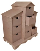 MDF 10 Çekmeceli Aksesuar, Takı Dolabı - 4