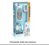 Max 52CM Gerçek Vakumlu Işıklı Elektrikli Oyuncak Süpürge - 2