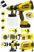 Graizer 21v Çift Akülü 300 Mm Vernik Sprey Boya Püskürtme Makinesi Sarı - 1