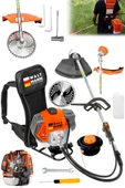Sırt Tipi Benzinli Ot Çalı Çim Biçme Tırpanı 11000rpm 5.9 Hp - 1