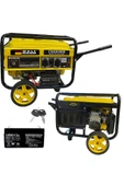 WM2800 Marşlı İpli Tekerlekli Benzinli Jeneratör 2.8kw 7.5hp Bakır Sargılı Akü Hediye - 1