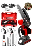 Graizer Profesyonel Metal Dişli 18v 1.5ah Şarjlı Dal Budama Testeresi Kırmızı - 1