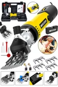 Graizer 9800 Watt Çift Kartlı Metal Şanzıman Isınmaya Karşı Korumalı Koyun Kırkma Makinesi Sarı - 1