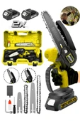 Graizer Profesyonel Metal Dişli 18v 1.5ah Şarjlı Dal Budama Testeresi Sarı - 1