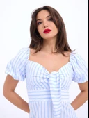 5948 ELBİSE-LOS ANGELES ÇİZGİLİ thumbnail 2