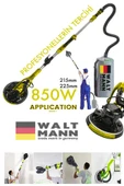 WaltMann 360'Ledli 850W Pro Alçıpan Duvar Zımpara Makinası Toz Emmeli Sarı - 2