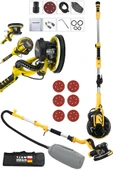 WaltMann 360'Ledli 1100W Pro Alçıpan Duvar Zımpara Makinası Toz Emmeli Sarı - 1