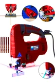 Professional Devir Ayarlı Dekupaj Bıçkı Testere Makinası Bakır Sargılı Lazerli Kırmızı - 1