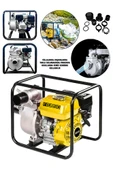 Graizer 9,8 Hp Metal Şanzıman Turbo Benzinli Yüksek Performans 3 Parmak Benzinli Su Motoru Sarı - 2