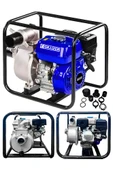 Graizer 9,8 Hp Metal Şanzıman Turbo Benzinli Yüksek Performans 3 Parmak Benzinli Su Motoru Mavi - 1