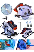 Profesyonel Elektrikli Sunta Kesme Makinası Daire Testere Lazerli Kırmızı - 1
