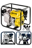 Graizer 9,8 Hp Metal Şanzıman Turbo Benzinli Yüksek Performans 3 Parmak Benzinli Su Motoru Sarı - 1