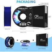Creality Cr-Petg Şeffaf Mavi Filament 1.75mm 1000Gr - 4