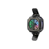 Telefon Buz Soğutucu Fan Mıknatıs Ve Klips Rgb Siyah HDX4381 - 1