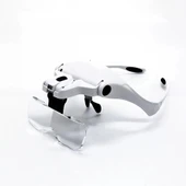 MG-9892 LED Işıklı Gözlük Kafa Büyüteci - 1