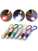 6 Adet Kırmızı Lazer 3in 1 Çok Fonksiyonlu Mini Lazer Fener, Kedi Lazer Oyuncağı - 3