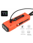 Z-828 Şarjlı Bisiklet Işığı, Su Geçirmez Bisiklet Lambası, Güçlü Işık Çakarlı MOD 5000 Mah Powerbank thumbnail 3