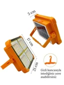 V-017 Güneş Enerjili LED Taşınabilir Projektör, Çok Amaçlı Kamp Lambası 100 Watt thumbnail 4