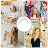 CEYLAN ADAM    Kristal Taşlı Gümüş Renk İt's My Birthday Yazılı Doğum Günü Parti Tacı 14x16 cm thumbnail 1